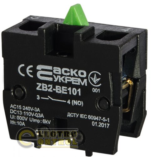Контакт Аско-Укрем A0140010027 ZB2-BE101 NO