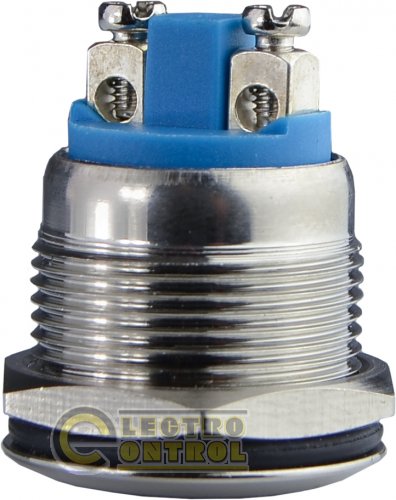 Кнопка Аско-Укрем A0140010104 TY 19-211A Scr металлическая плоская (винтовое соединение) 1NO