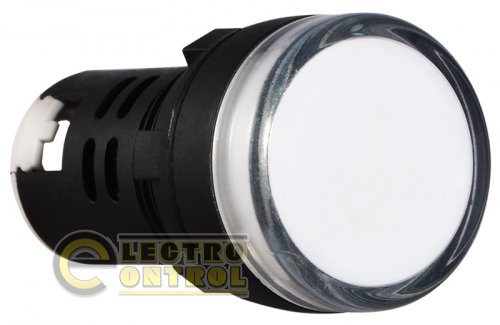 Сигнальная арматура Аско-Укрем A0140030065 AD22-22DS белая 110V АC