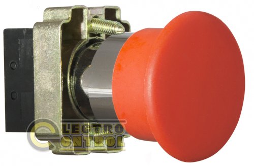 Кнопка XB2-BC42 Аско-Укрем A0140010031 "грибок" (d 40 мм) "Стоп" червона