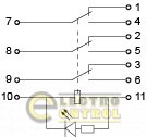 Реле Аско-Укрем A0090010008 МY3 (AC 24V)