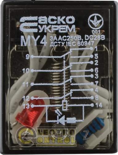 Реле Аско-Укрем A0090010015 МY4 (DC 24V)