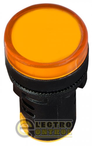 Сигнальна арматура Аско-Укрем A0140030161 AD22-22DS жовта 12V АC/DC