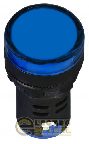 Сигнальная арматура Аско-Укрем A0140030164 AD22-22DS синяя 12V АC/DC