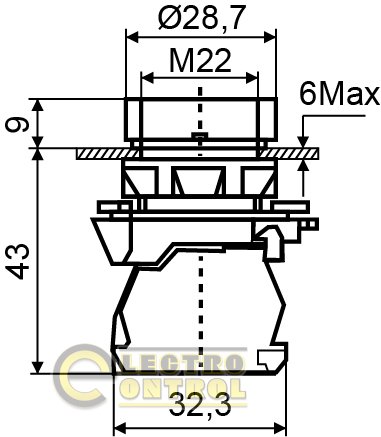 Кнопка Аско-Укрем A0140010147 TB5-AA3311 "Старт" зелёная