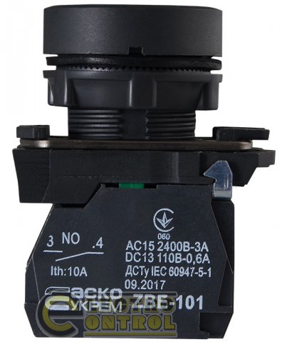Кнопка Аско-Укрем A0140010150 TB5-AA3351 "Старт" чорна