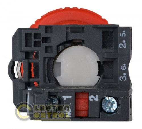 Кнопка Аско-Укрем A0140010163 TB5-AS542 безопасности вращение поворотом d40mm