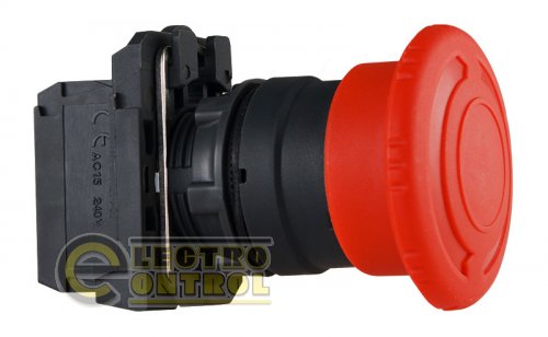 Кнопка Аско-Укрем A0140010163 TB5-AS542 безопасности вращение поворотом d40mm