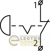 Кнопка Аско-Укрем A0140010163 TB5-AS542 безопасности вращение поворотом d40mm