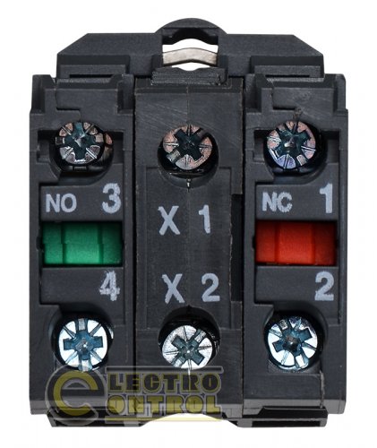 Кнопка Аско-Укрем A0140010165 TB5-AK123M5 зелёная поворотная 2-поз. с подсветкой