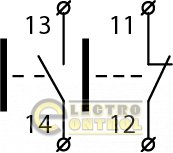 Кнопка Аско-Укрем A0140010171 TB5-AL9325 двойная "Старт/Стоп" IP66