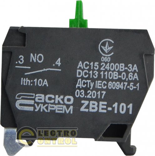 Контакт Аско-Укрем A0140010182 ZBE-101 N/О до постів керування XAL-D