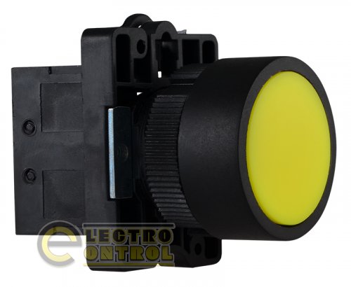 Кнопка Аско-Укрем A0140010186 LAY5-EA51 "Старт" жёлтая
