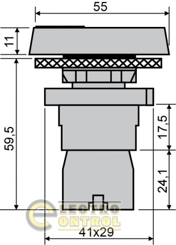 Кнопка Аско-Укрем A0140010206 LAY5-EL9425 двойная "Старт/Стоп"