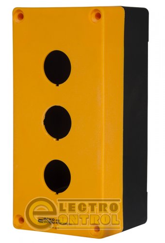 Корпус Аско-Укрем A0140020038 HJ9-3 (3-місний) жовтий