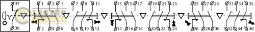 Пост Аско-Укрем A0140050026 кнопковий XAL-B3-6913К з ключем