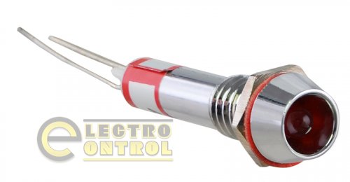 Сигнальна арматура Аско-Укрем A0140030097 AD22C-6 червона 220V AC