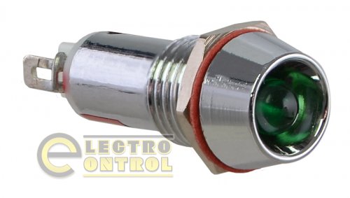 Сигнальна арматура Аско-Укрем A0140030123 AD22C-10 зелена 220V AC