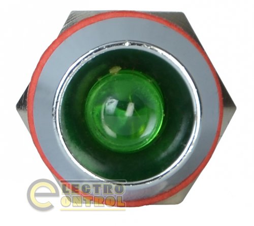 Сигнальна арматура Аско-Укрем A0140030123 AD22C-10 зелена 220V AC