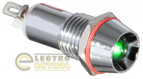 Сигнальна арматура Аско-Укрем A0140030123 AD22C-10 зелена 220V AC