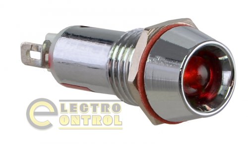 Сигнальная арматура Аско-Укрем A0140030124 AD22C-10 красная 220V AC
