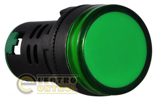Сигнальна арматура Аско-Укрем A0140030151 AD22-22DS зелена 380V АC