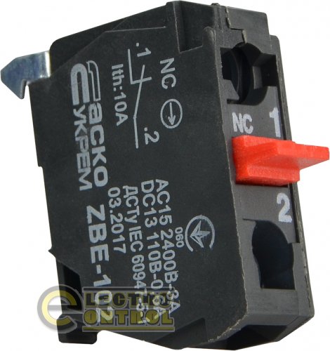 Контакт Аско-Укрем A0140010183 ZBE-102 N/C к постам управления XAL-D