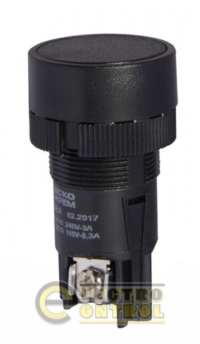 Кнопка Аско-Укрем A0140010035 XB2-EA125 "Старт" чорна NO+NC)