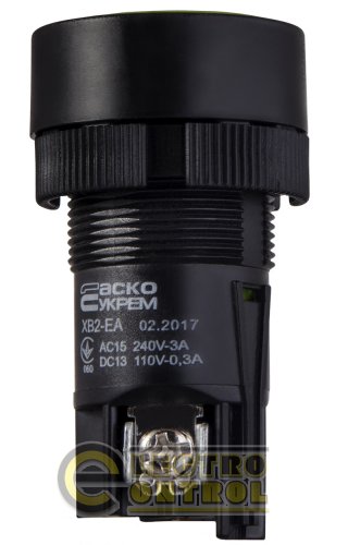Кнопка Аско-Укрем A0140010036 XB2-EA135 "Старт" зелена (NO+NC)