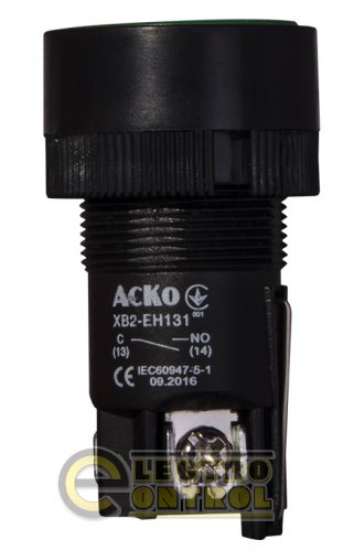 Кнопка Аско-Укрем A0140010039 XB2-EH131 "Старт" зелёная с фиксацией (NO)