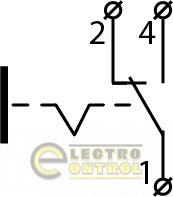 Кнопка Аско-Укрем A0140010041 XB2-EH135 "Старт" зелёная с фиксацией (NO+NC)