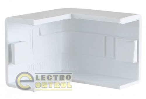 Кут Аско-Укрем A0070040017 зовнішній для короба 20х10