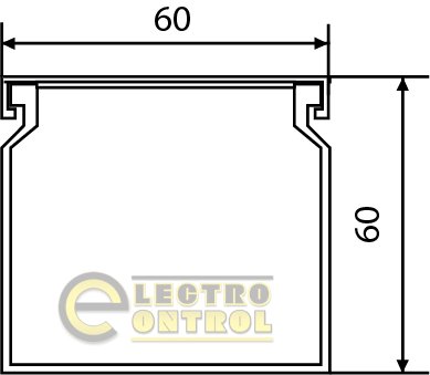 Короб Аско-Укрем A0070010015 60х60/2000мм