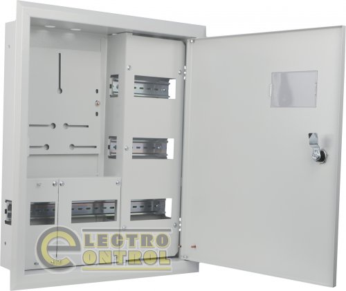 Корпус учета Аско-Укрем A0260030003 UBox металлический 27 модулей под 3-фазный счетчик встроенный IP31