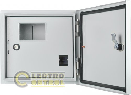 Корпус обліку Аско-Укрем A0260030007 UBox металевий 4 модулі під 1-фазний лічильник навісний IP54