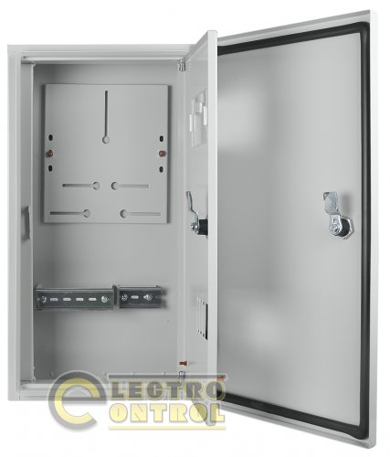 Корпус учета Аско-Укрем A0260030008 UBox металлический 9 модулей под 3-фазный счетчик навесной IP54