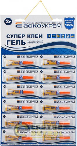 Супер Клей Гель (лист) 2шт*6шт - 2г