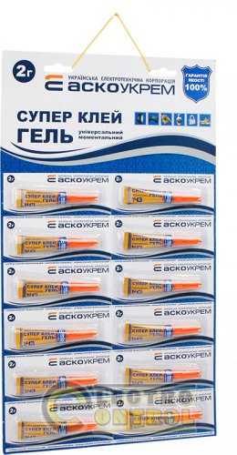 Супер Клей Гель (лист) 2шт*6шт - 2г