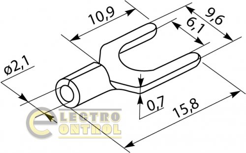 Кабельные наконечники Аско-Укрем A0060040010 SV 2-6 100шт.