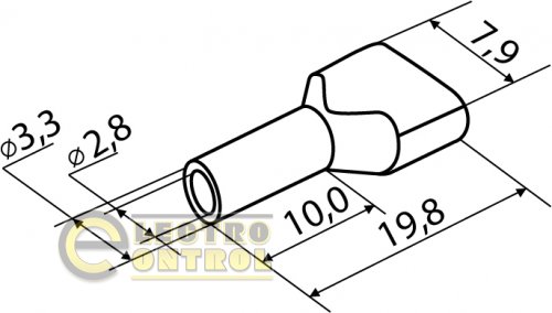 Наконечники Аско-Укрем A0060120008 трубчасті ТЕ 2,5-10 сині 100 шт.