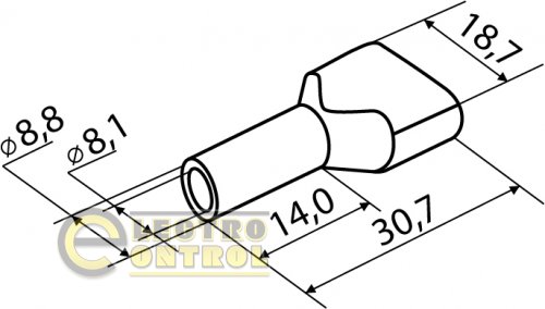 Наконечники Аско-Укрем A0060120013 трубчасті ТЕ 16,0-14 білі 100 шт.