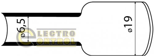 Термоусадочная трубка Аско-Укрем A0150040079 с клеевым слоем d 19,1мм чёрная 1м