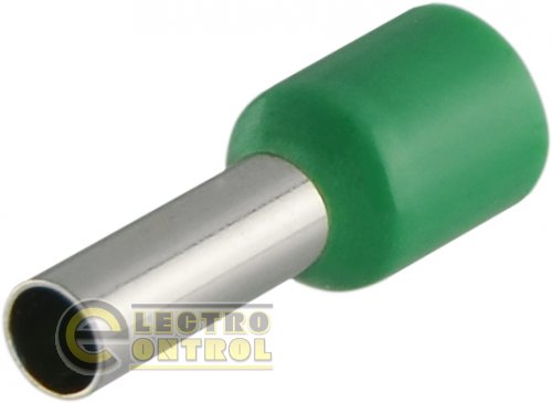 Наконечники Аско-Укрем A0060010097 трубчатые НТ 4,0-09 зелёные 100 шт.