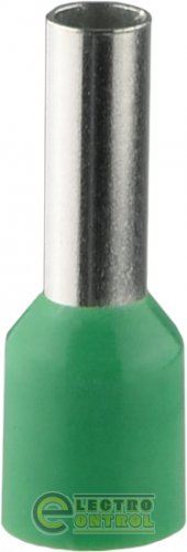 Наконечники Аско-Укрем A0060010097 трубчатые НТ 4,0-09 зелёные 100 шт.