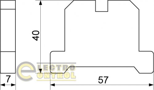 Клеммник Аско-Укрем A0130020001 заземления JB (ЕК) 2,5/35