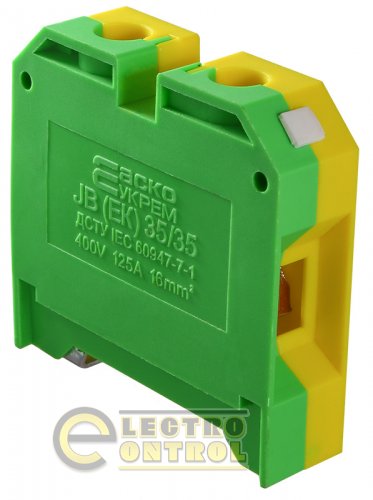Клеммник Аско-Укрем A0130020006 заземления JB (ЕК) 35/35