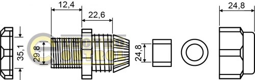 Сальник Аско-Укрем A0150050008 PG29