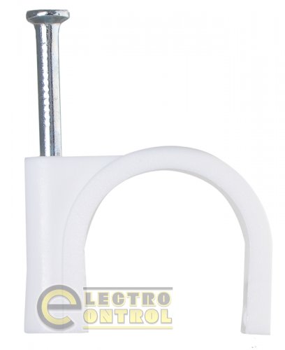 Скоба белая Аско-Укрем A0150030001 CHR-4 мм круглая 100 шт.