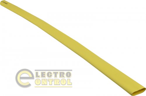 Термоусадочная трубка Аско-Укрем A0150040107 с клеевым слоем d 12,7мм жёлтый 1м