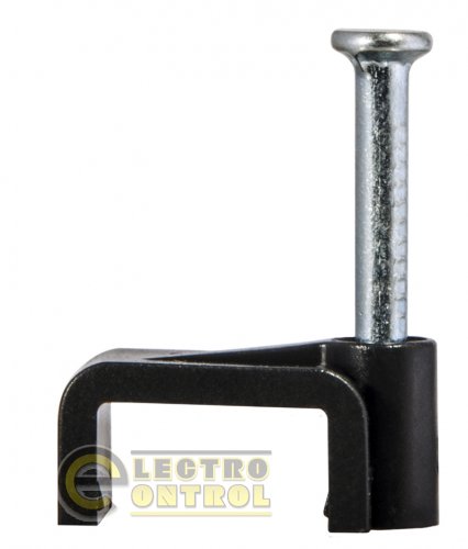 Скоба черная Аско-Укрем A0150030029 CHF-6 мм плоская 100 шт.